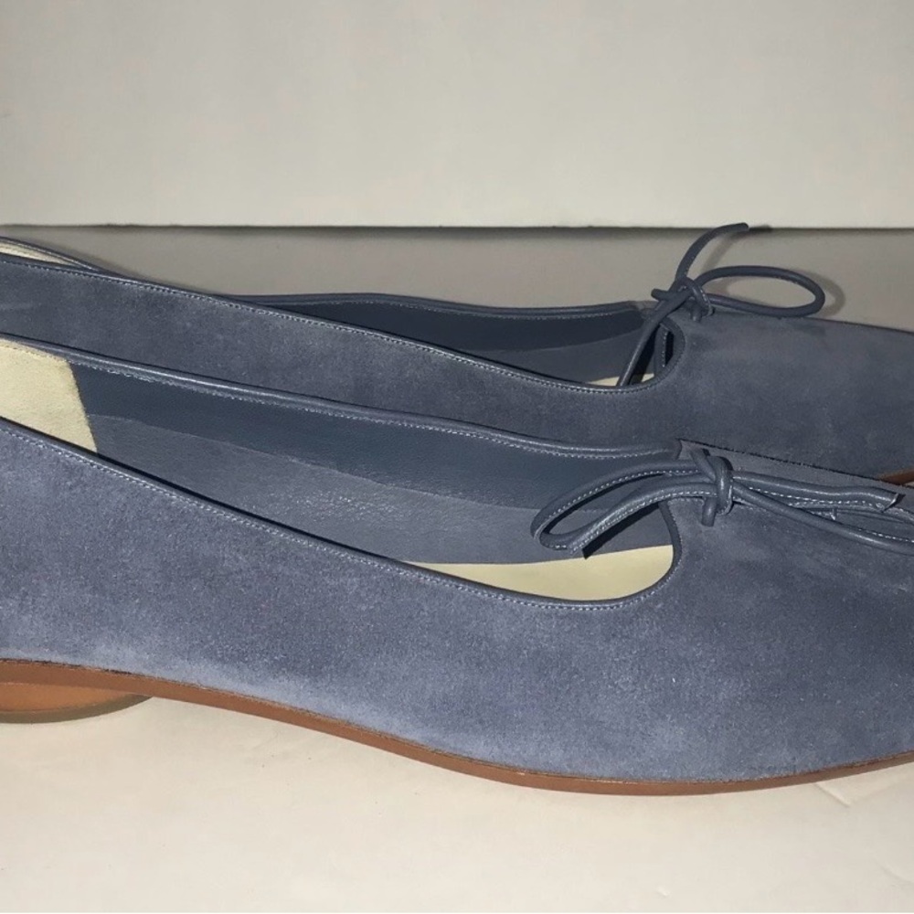 Salvatore Ferragamo Blue Suede Limited Shoes Sz EU40 US 9/9.5/10 - Picture 4 of 9